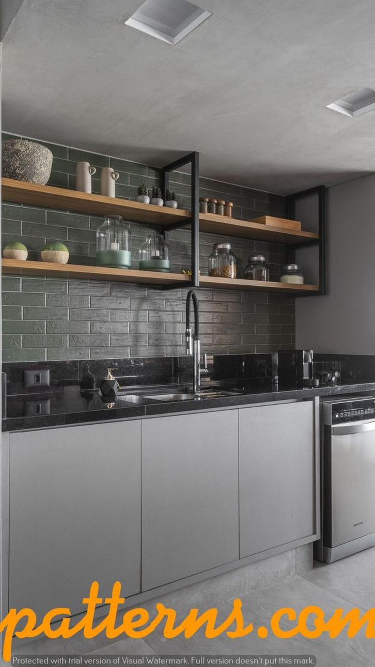 Wallpaper Dinding Dapur Minimalis 3D