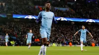 The Citizens berhasil menyamakan kedudukan lewat aksi Kelechi Iheanacho pada menit ke-8. Umpan terobosan dari Nolito mampu dikonversikan Iheanacho menjadi gol dengan tendangan kaki kiri. (Reuters/Phil Noble)