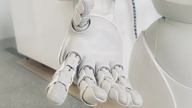 Ilustrasi robot ramah disabilitas