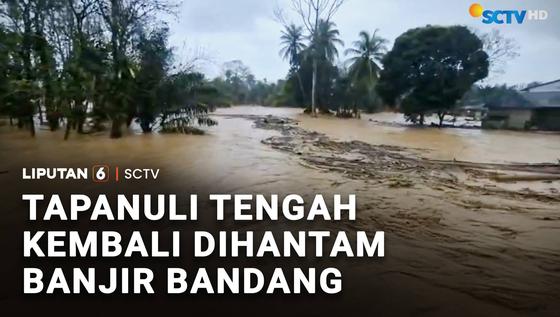 Tapanuli Tengah kembali Dihantam Banjir Bandang