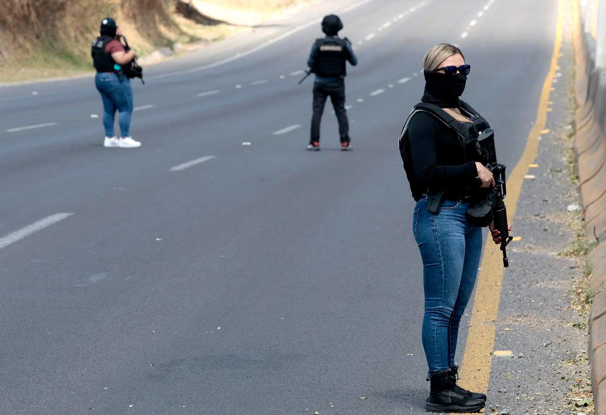 FOTO: Situasi Mencekam di Jalisco Pascakematian Pemimpin Kartel El Mencho