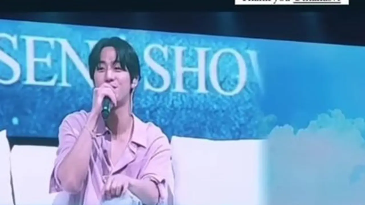 Kala Ahn Hyo Seop tahu bahwa dirinya punya nama panggilan Mas Ucup oleh fans Indonesia. (Tangkapan layar Instagram thaliasvt)