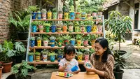 7 Ide Kebun Kecil dari Gelas Plastik Bekas Lebaran dan Cara Membuatnya