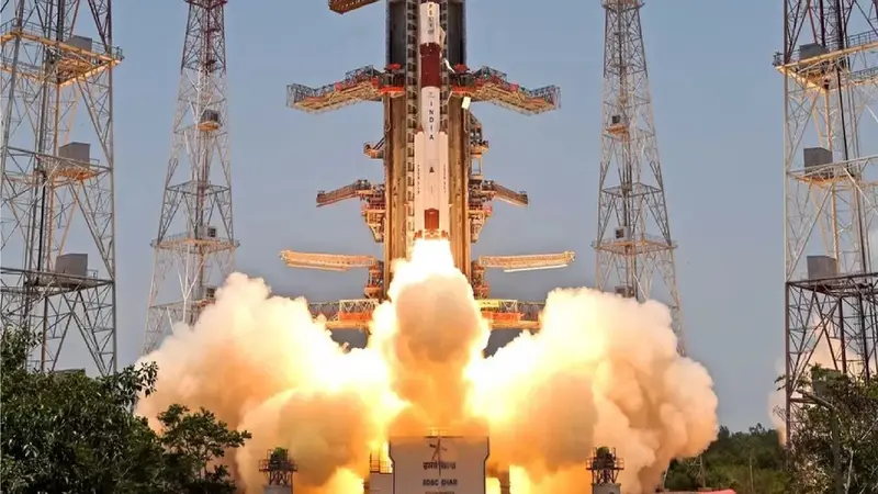 Misi India ke Matahari, Aditya-L1 lepas landas dari landasan peluncuran di Sriharikota pada hari Sabtu pukul 11:50 waktu India (06:20 GMT). (ISRO/X)