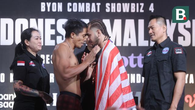 Foto: Panasnya Face Off Byon Combat Showbiz Volume 4 Indonesia vs Malaysia