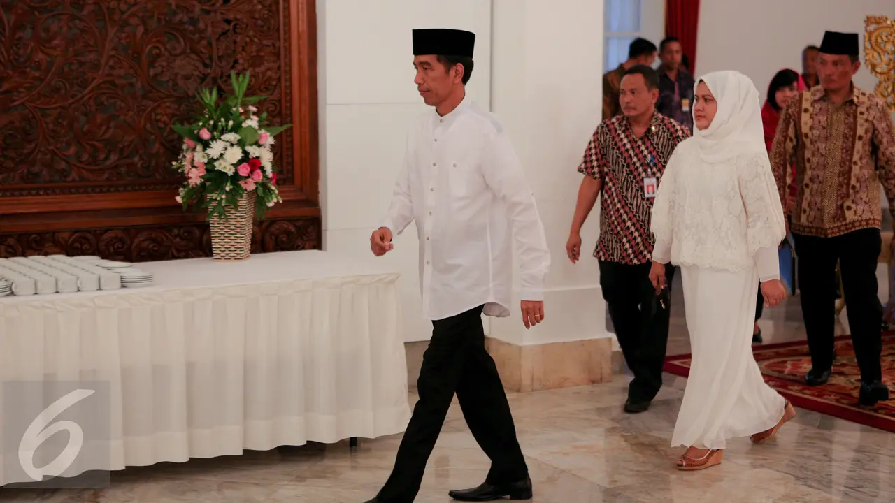 Jokowi Buka Puasa Bareng Ratusan Anak Yatim