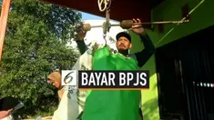 Warga Desa Socorejo, Kecamatan Jenu, Kabupaten Tuban, Jawa Timur membayar premi BPJS Kesehatan dari hasil menabung sampah.