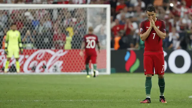 Ragam Ekspresi Ronaldo saat Penalti Melawan Polandia