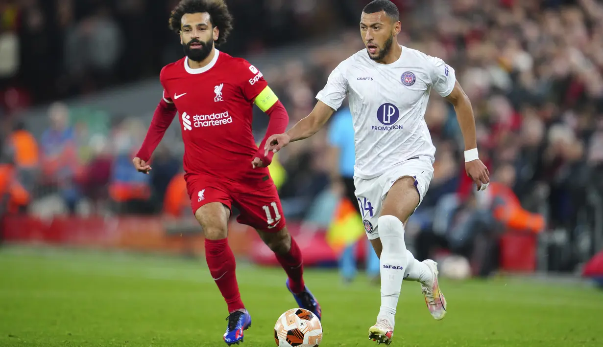 Sedangkan Toulouse hanya membalas lewat Thijs Dalinga (16’). (AP Photo/Jon Super)