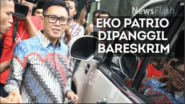 Eko Patrio akhirnya memenuhi panggilan Bareskrim Polri terkait tudingan pernyataan tentang penangkapan teroris
