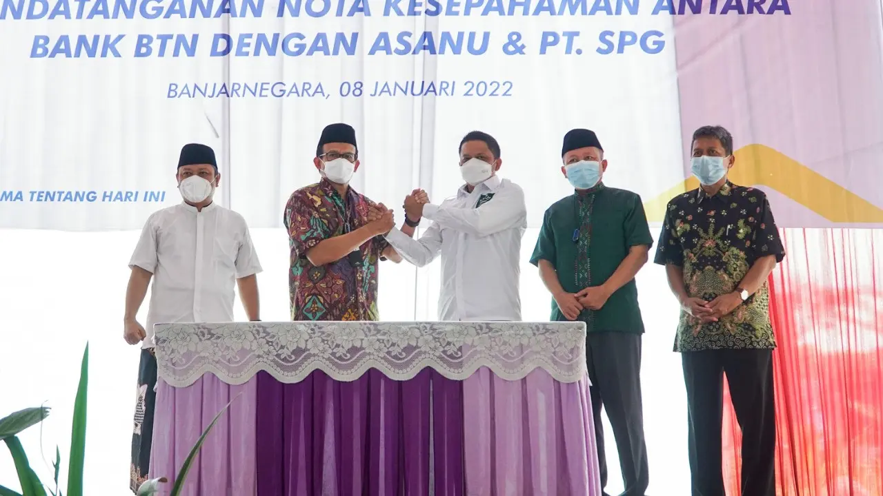 BTN bersinergi dengan Asosiasi Santri Developer NU atau ASANU untuk mendukung pemerintah mengurangi backlog perumahan