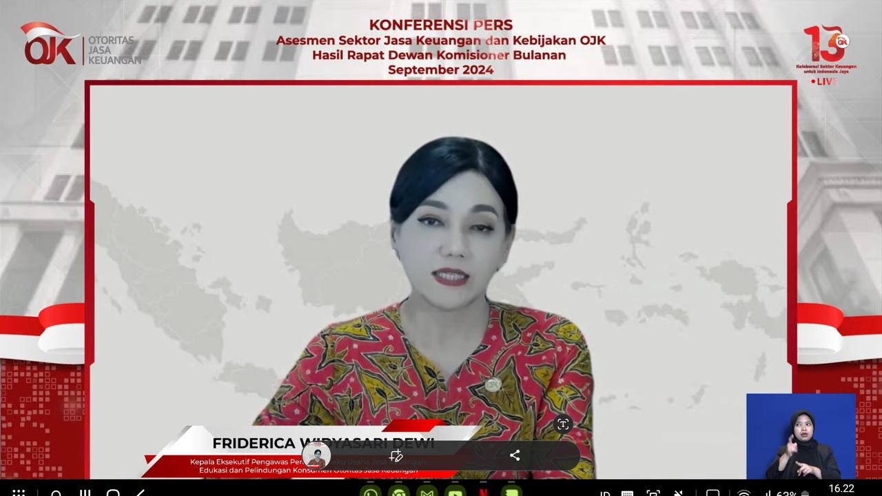 Kepala Eksekuti Pengawas Perilaku Pelaku Usaha Jasa Keuangan, Edukasi dan Pelindungan Konsumen Otoritas Jasa Keuangan (OJK)