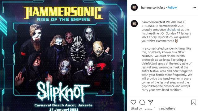 Hammersonic Digelar Januari 2021 Penonton Wajib Pakai Masker Showbiz Liputan6 Com