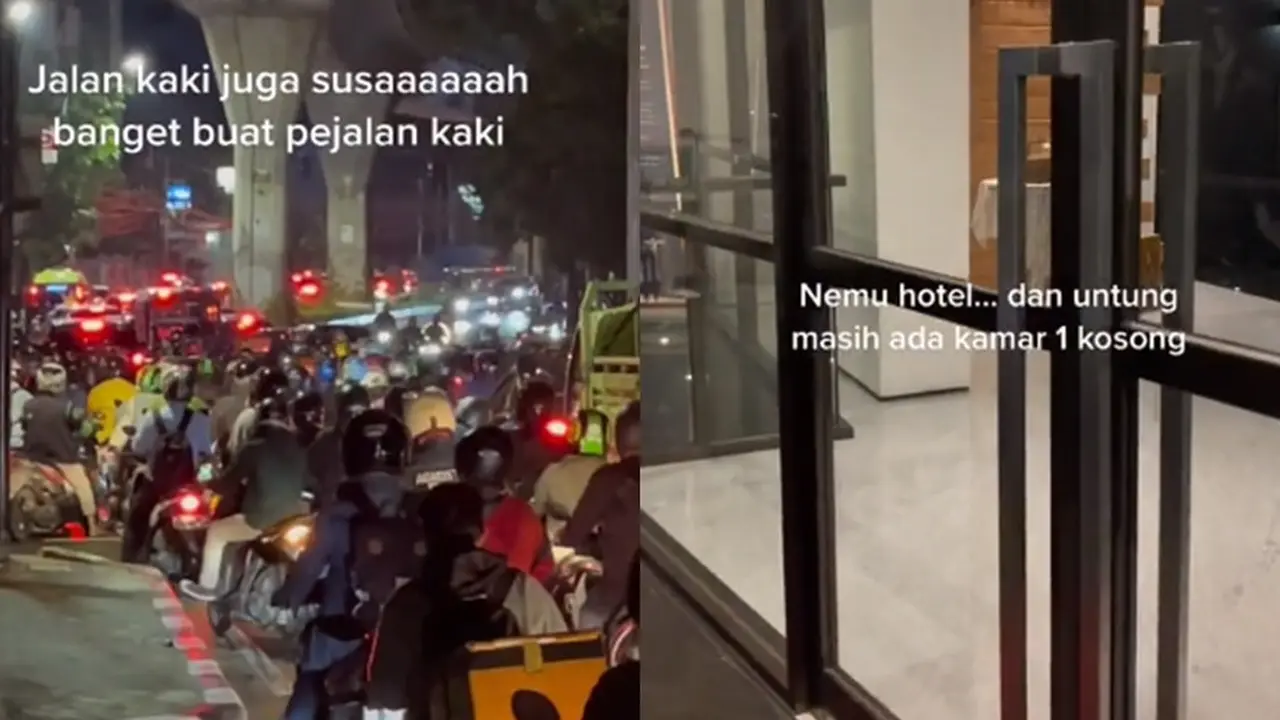 Banjir Jakarta (TikTok/@wangsitfirmantika)