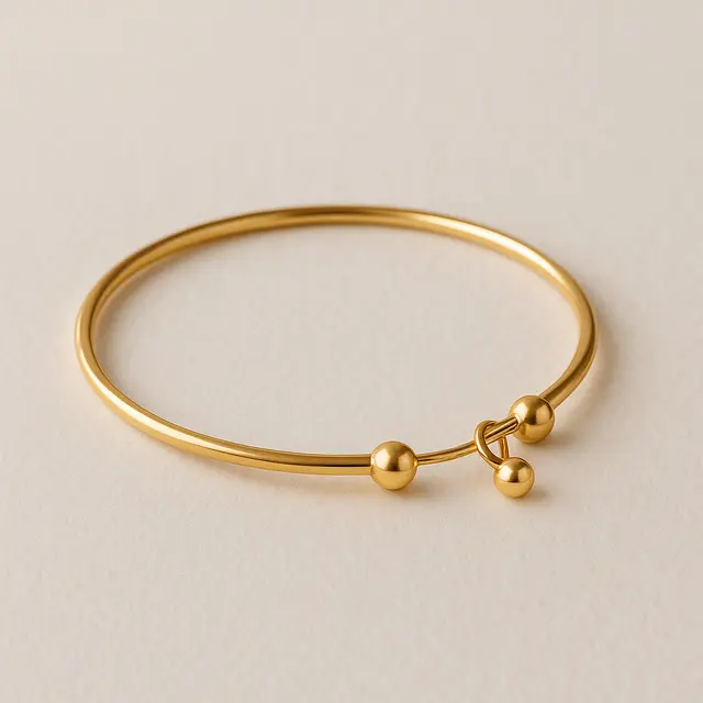 Gelang Emas Tipis Adjustable (Foto: ChatGPT)