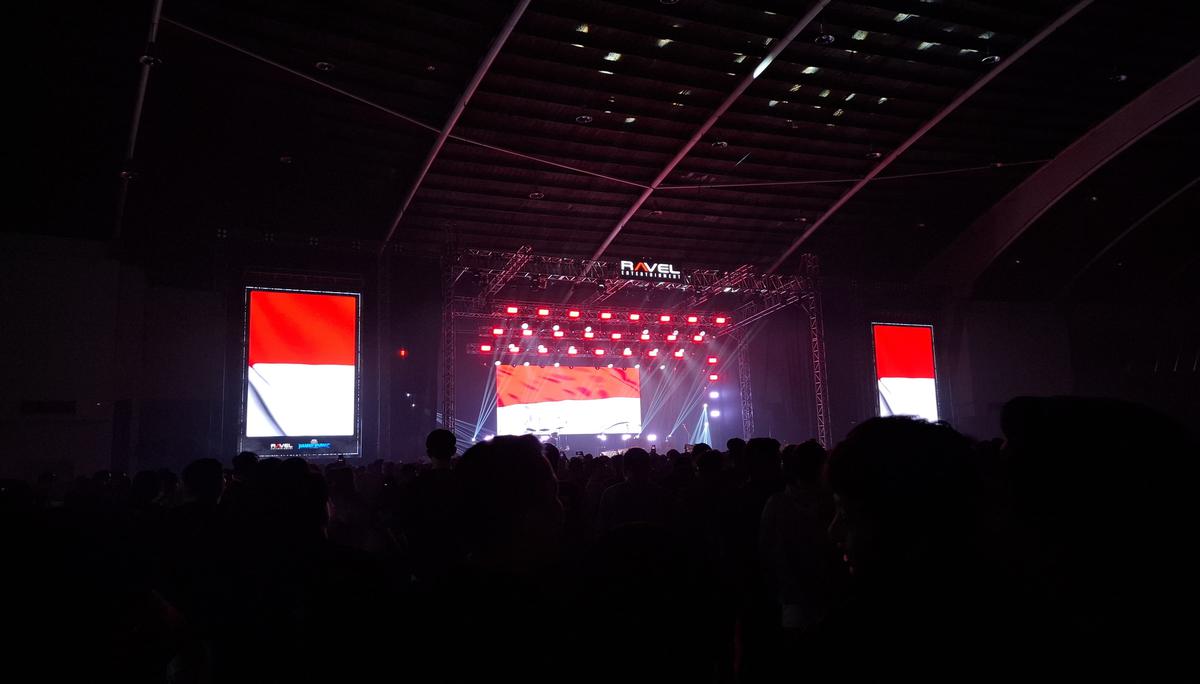 Lagu Indonesia Raya Berkumandang Sambut SAOSIN