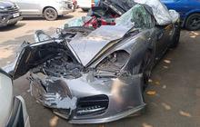 Ini Penampakan Porsche Cayman usai Tabrak Truk dari Belakang, Ringsek Parah