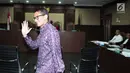 Sandiaga Uno saat menjadi saksi dalam sidang kasus dugaan korupsi alkes RS Khusus Pendidikan Kedokteran di Universitas Udayana dan kasus proyek Wisma Atlet Palembang di Pengadilan Tipikor, Jakarta (30/8). (Liputan6.com/Helmi Afandi)