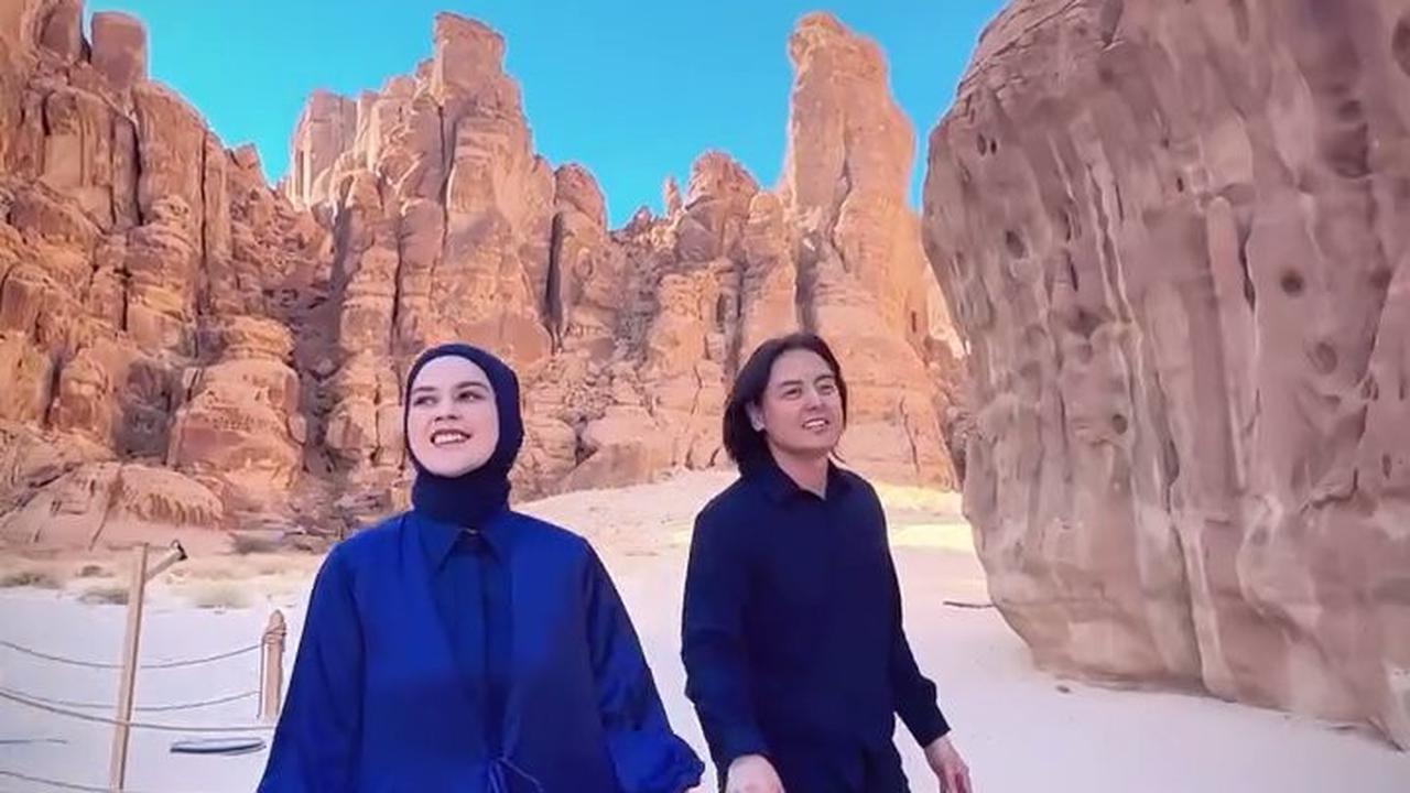 7 Potret Cut Meyriska dan Roger Danuarta di Al Ula, Tampil Serasi bak Prewedding