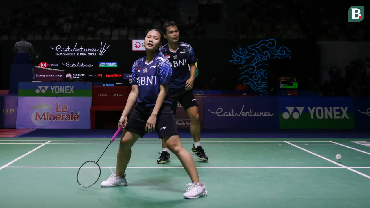 East Ventures Indonesia Open 2022: Rinov Rivaldy/Pitha Haningtyas Mentari