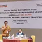 Diskusi Pengorderan Armada Logistk Bersama Logee Trans. Dok: Telkom Indonesia