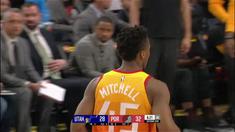 Berita video game recap NBA 2017-2018 antara Utah Jazz melawan Portland Trail Blazers dengan skor 115-96.