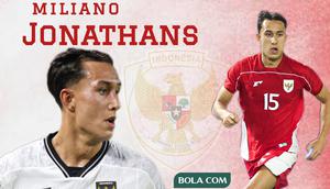 Miliano Jonathans, Timnas Indonesia. (Bola.com/Wiwig Prayugi)
