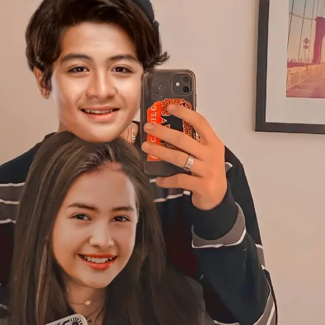 6 Foto Editan Sandrinna Michelle dan Rassya Hidayah Ini Bak Pasangan Drakor