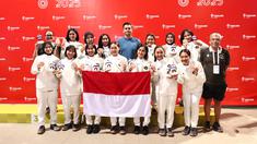 Tim Polo Putri Indonesia berhasil meraih kemenangan 26-16 atas Malaysia pada laga perebutan medali perunggu SEA Games 2025 di Thammsat University Rangsit Campus, Pathum Thani, Jumat (19/12/2025). (dok. PB Akuatik)