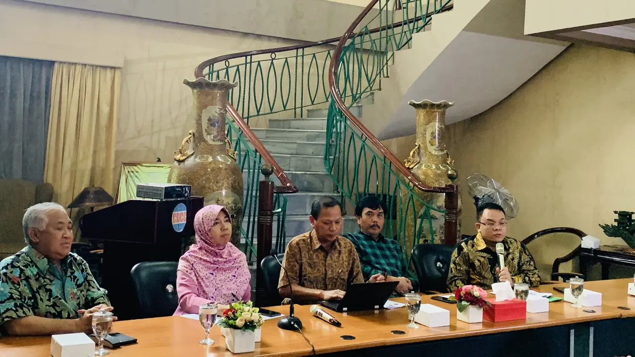 Acara "Diskusi Publik: Wabah Corona, Apa dan Bagaimana" di kantor CDCC, Jakarta Selatan, pada Kamis (20/2/2020).