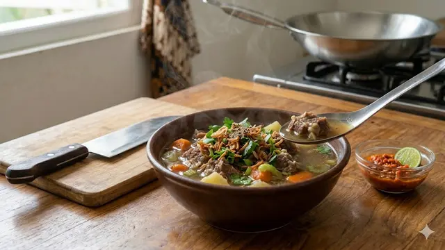 sop tetelan daging