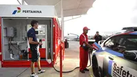 Jamin Ketersediaan Energi, Pertamina Operasikan SPBU Modular di Pertamina Grand Prix of Indonesia 2023