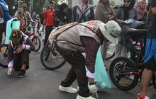 FOTO: Memperingati Hari Lingkungan Hidup sedunia, Aksi Anggota Pramuka Ini Wajib Ditiru Bagi Semua Orang