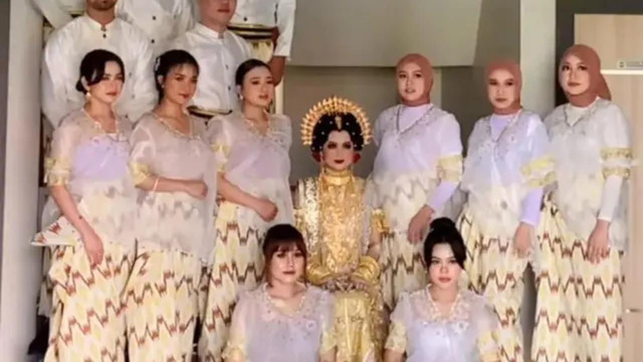7 Potret Pedangdut di Pernikahan Nia LIDA, Lady Rara dan Melly Lee Jadi Bridesmaid