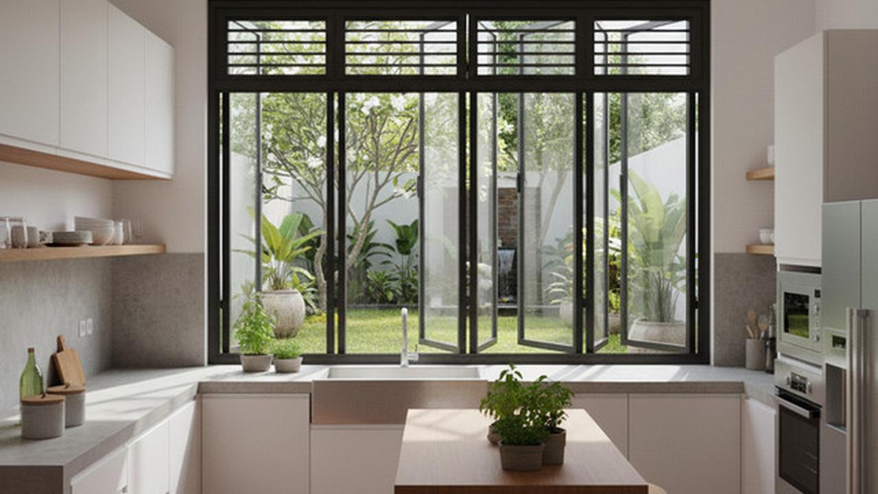 Model Jendela Dapur Aluminium Rumah Minimalis