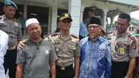 Polres Garut saat penyelidikan laporan pengeroyokan ustaz (Istimewa)