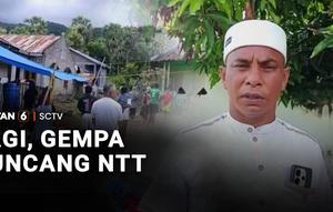 Gempa kembali mengguncang Flores Timur dengan magnitudo 3,8 pada Jumat siang. Warga berhamburan keluar rumah.