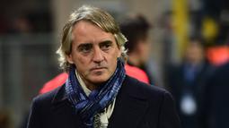 Roberto Mancini asal Italia yang berkiprah di beberapa klub besar Eropa dan kini bersama Inter Milan.  (AFP Photo/Giuseppe Cacace)