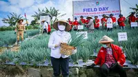 Kepala BMKG, Dwikorita Karnawati dalam acara SLI Operasional di Dusun Marongan, Desa Sukomakmur, Kecamatan Kajoran, Magelang, Jawa Tengah, Senin (11/7/2022). (Ist)