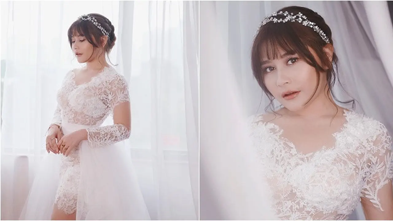 7 Potret Menawan Prilly Latuconsina Memakai Baju Pengantin