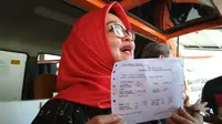 Bukti pembayaran denda tilang yang dibayar melalui kantor Pos dan siap dikirim ke alamat yang dituju. Foto (Liputan6.com / Panji Prayitno)