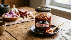 Resep Chili Oil Bawang Merah Renyah Gurih Anti Gosong