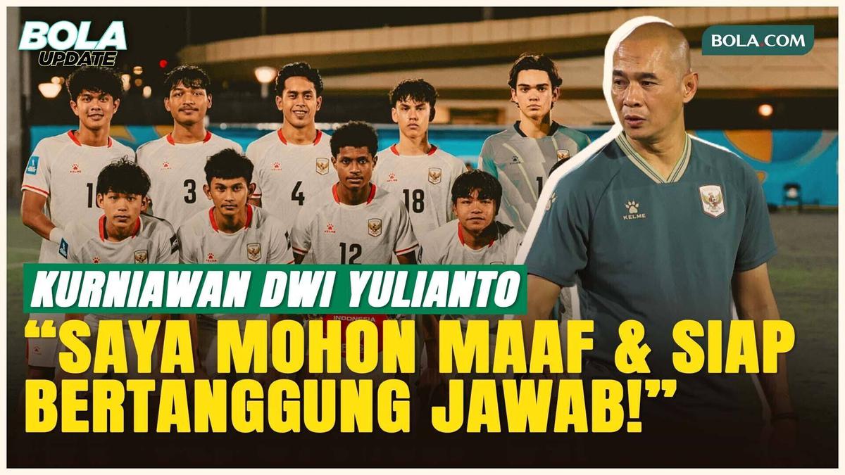 Kurniawan Dwi Yulianto Minta Maaf Usai Timnas Indonesia U-17 Tersingkir di Piala Asia U-17 2026