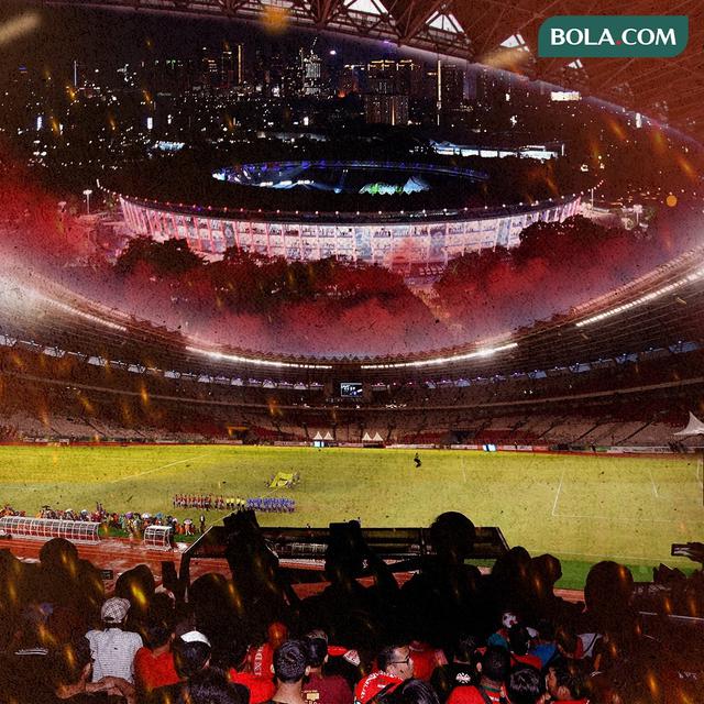 Ilustrasi - GBK Stadion Gelora Bung Karno Timnas Indonesia