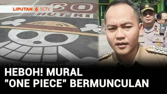 Jolly Roger atau bendera bajak laut dalam serial manga One Piece bermunculan di Solo, Jawa Tengah. Kali ini dalam bentuk mural dan stiker di mobil ekspedisi.