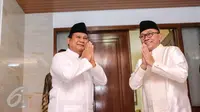 Ketua Umum Partai Gerindra Prabowo Subianto dan Ketua Umum PAN Zulkifli Hasan (Lipiutan6.com/Faizal Fanani)