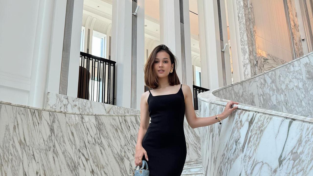 Junior Roberts Ultah, Ini 6 Penampilan Sandrinna Michelle ketika Makan Siang Bareng