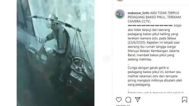 Cerita Di Balik Viralnya Rekaman Cctv Tukang Bakso Yang Ludahi Mangkok