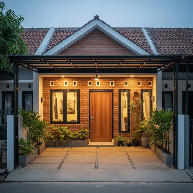 9 Model Carport Industrial yang Tidak Terlihat Kaku, Fasad Rumah Makin Estetik