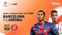 Link Live Streaming LaLiga 2025/26 Barcelona vs Girona: Tayang Eksklusif di Vidio